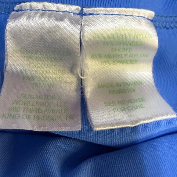 Lilly Pulitzer Luxletic Skort Large Purple Party Wave Print EUC - Picture 7 of 11